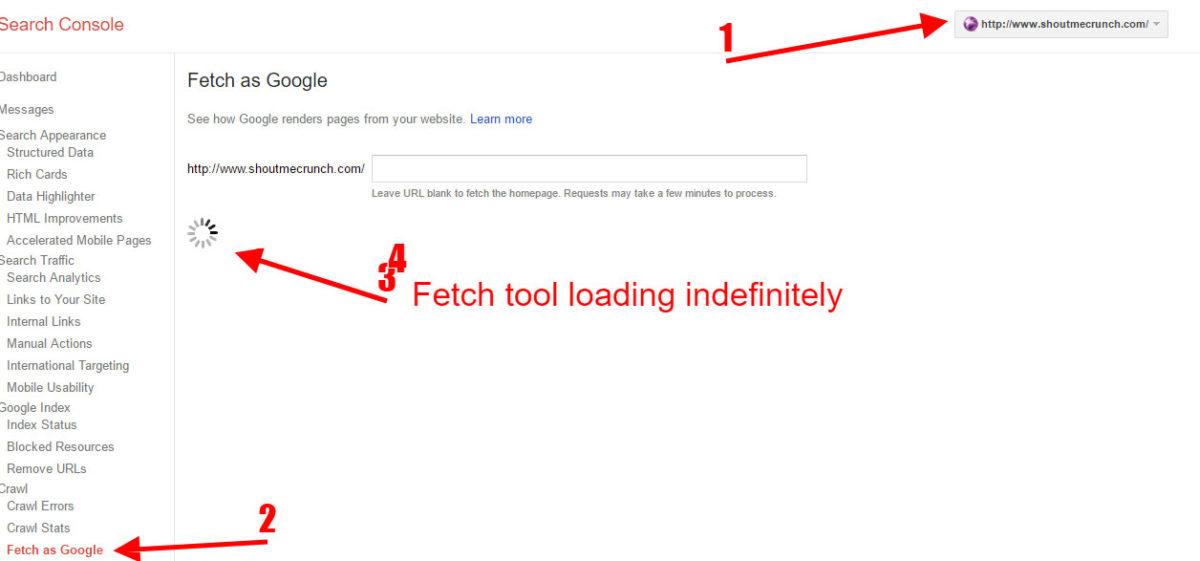 Fetch as Google Not Working