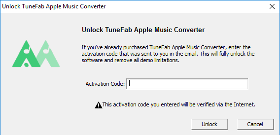 Register Free TuneFab Apple Music Converter