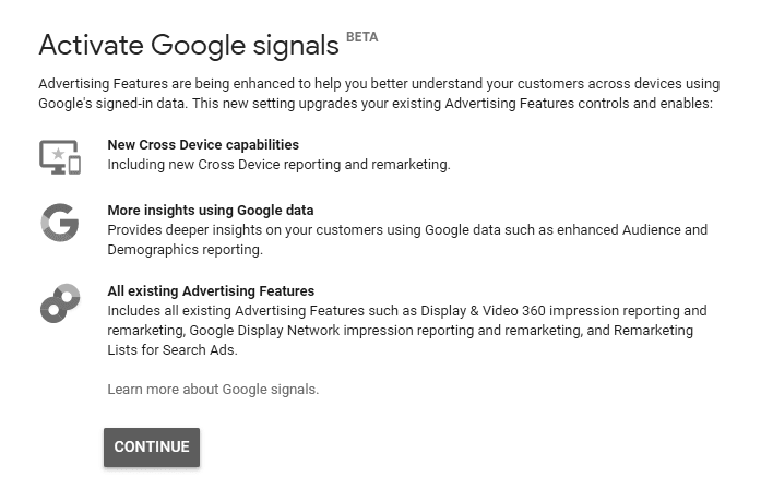 Google Signal Google Signal
