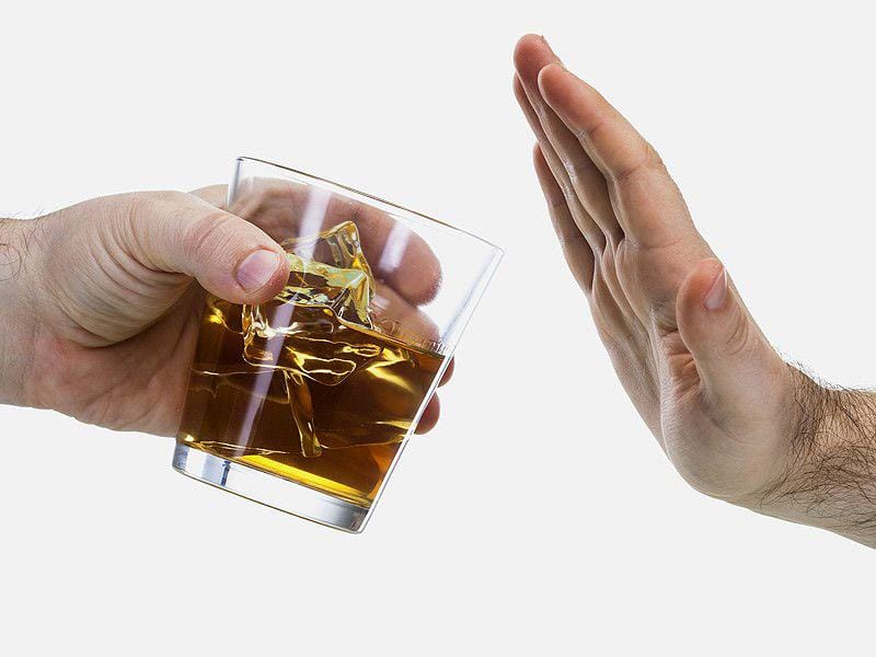no alcohol
