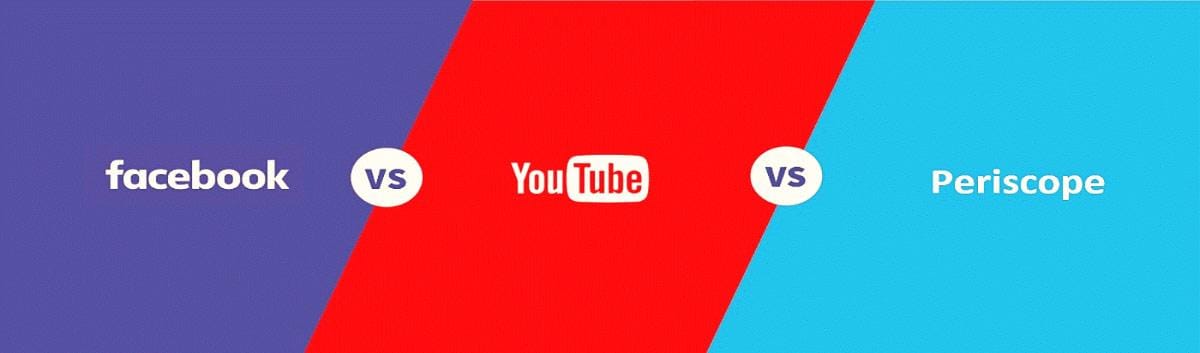 facebook youtube periscope facebook youtube periscope