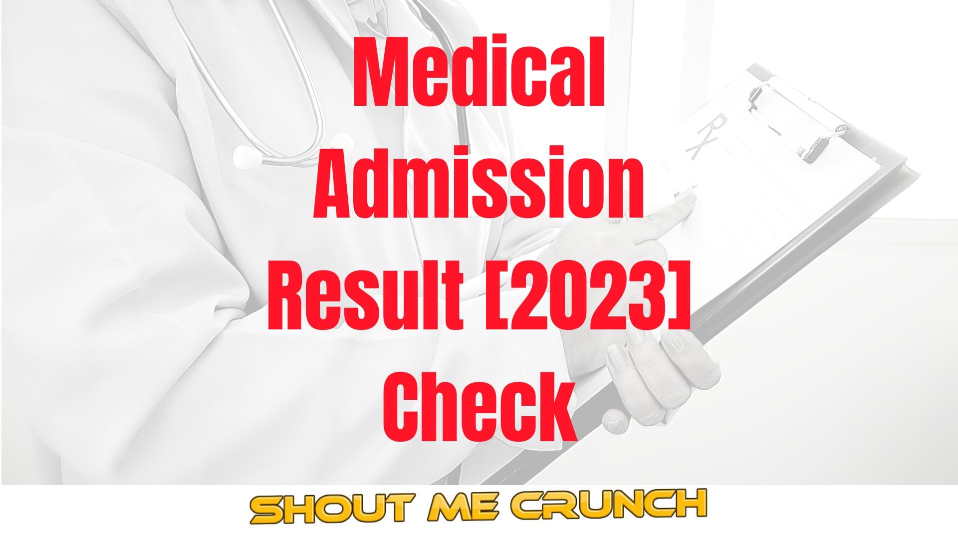 MBBS Admission Result 2023