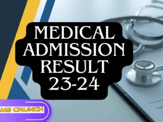 medical admission Result 23 24