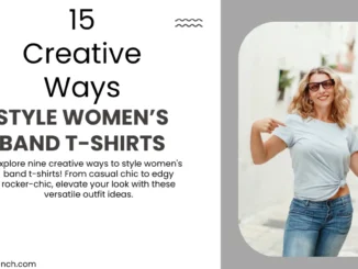 15 Creative Ways to Style Women’s Band T-Shirts