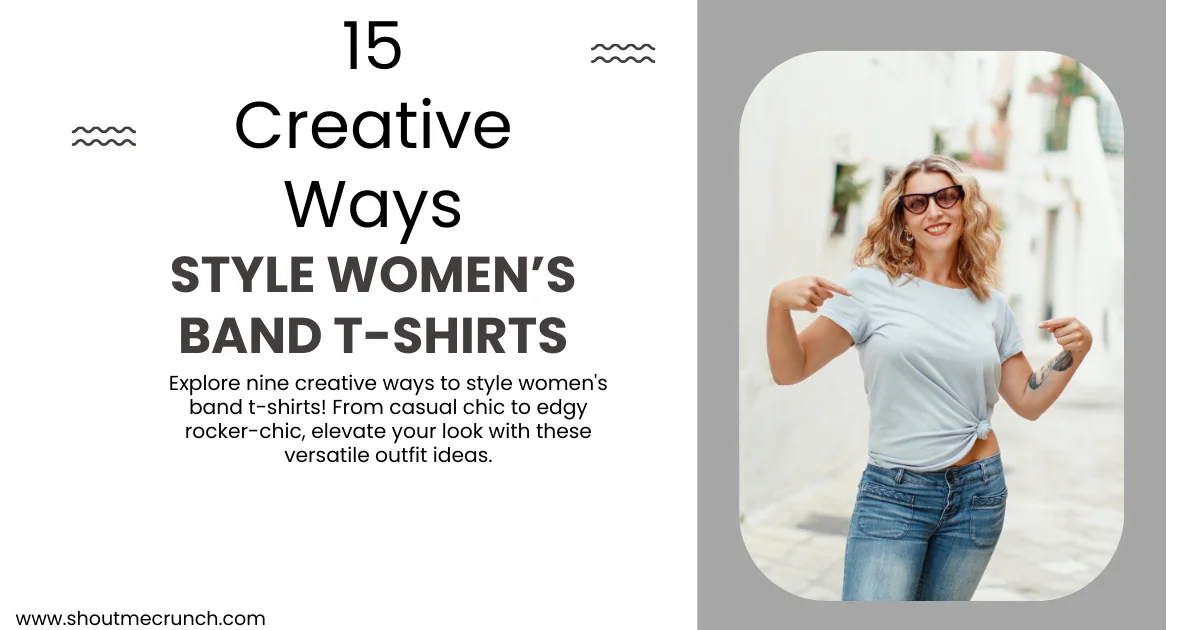 15 Creative Ways to Style Women’s Band T-Shirts