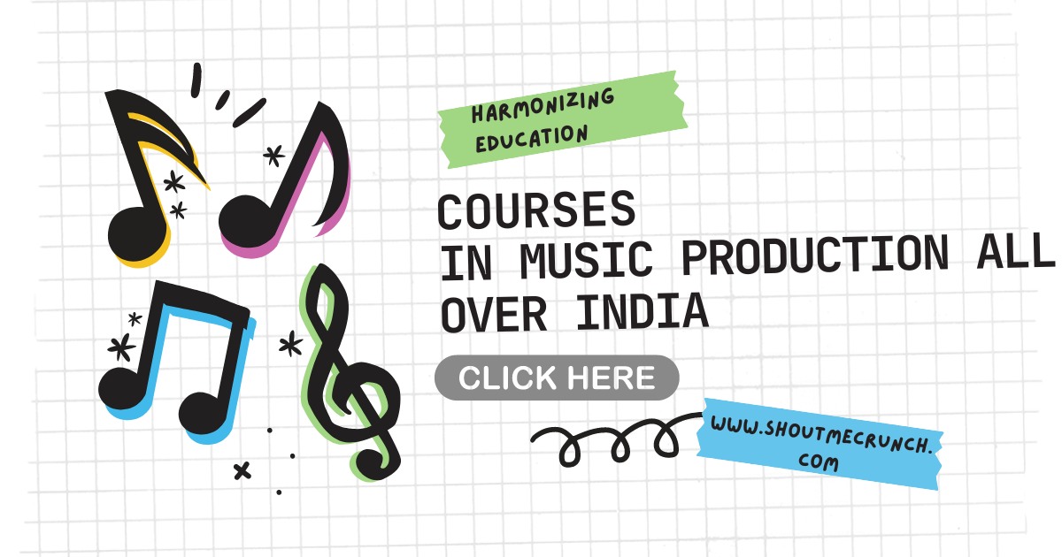 Courses in music production all over India