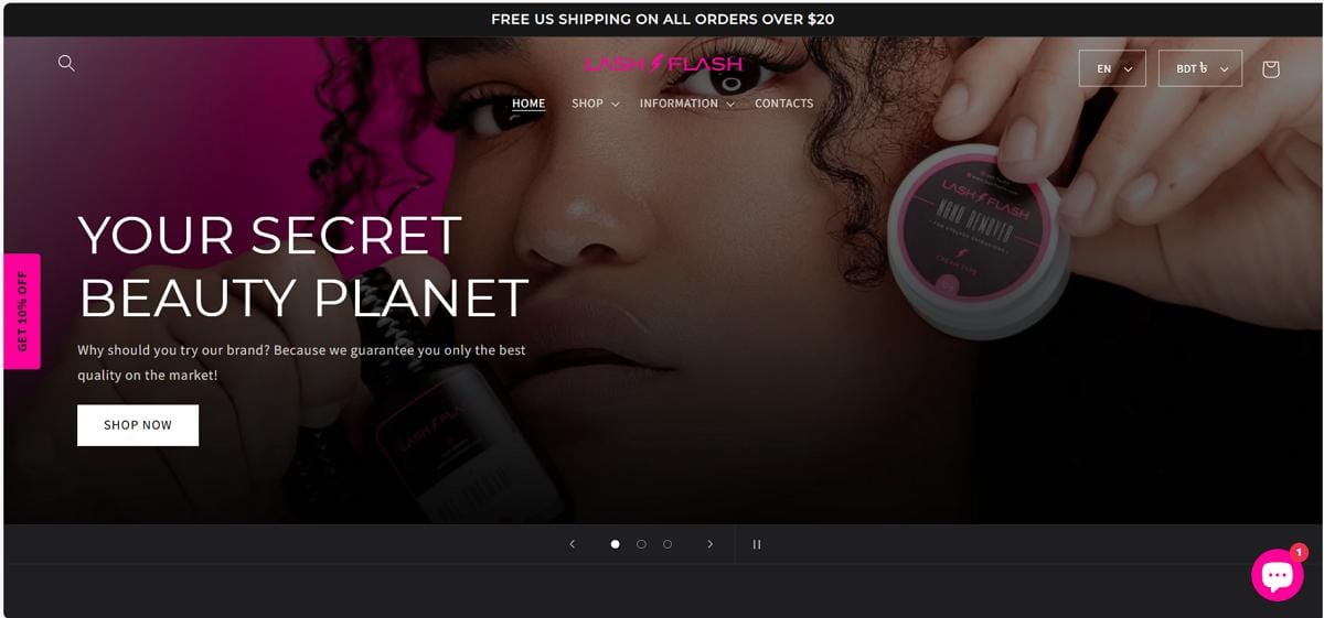 lash online shop