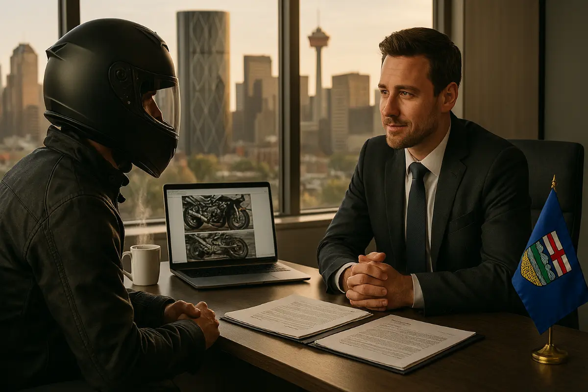 motorcycle accident lawyer in Calgary