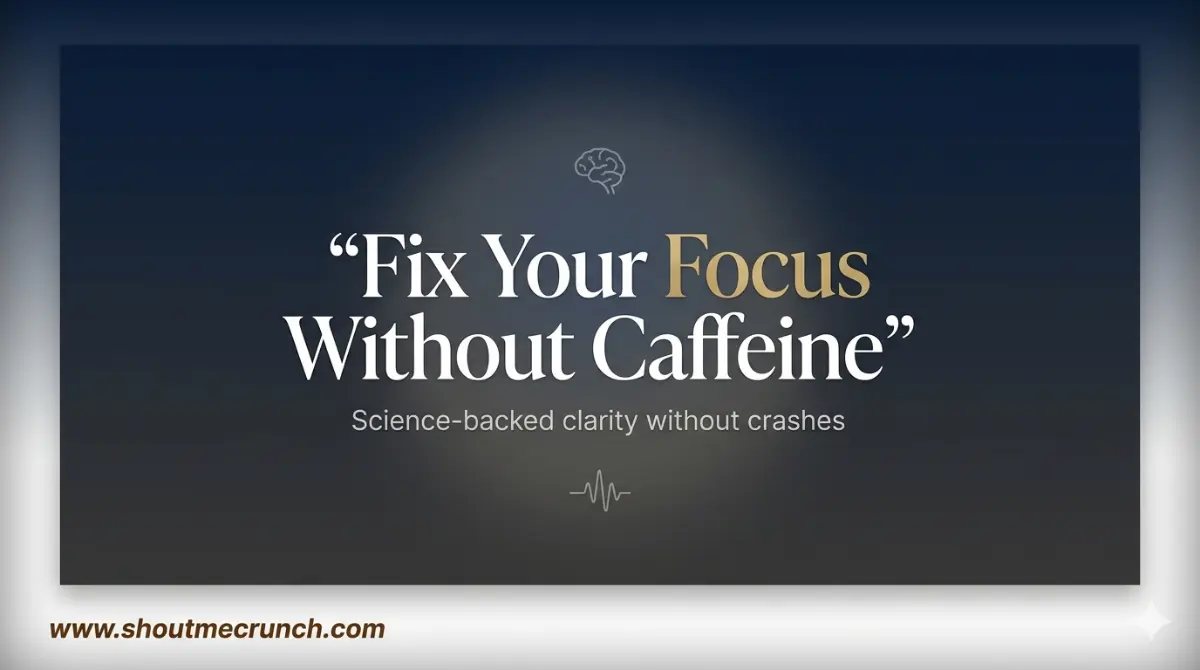 Fix Your Focus Without Caffeine